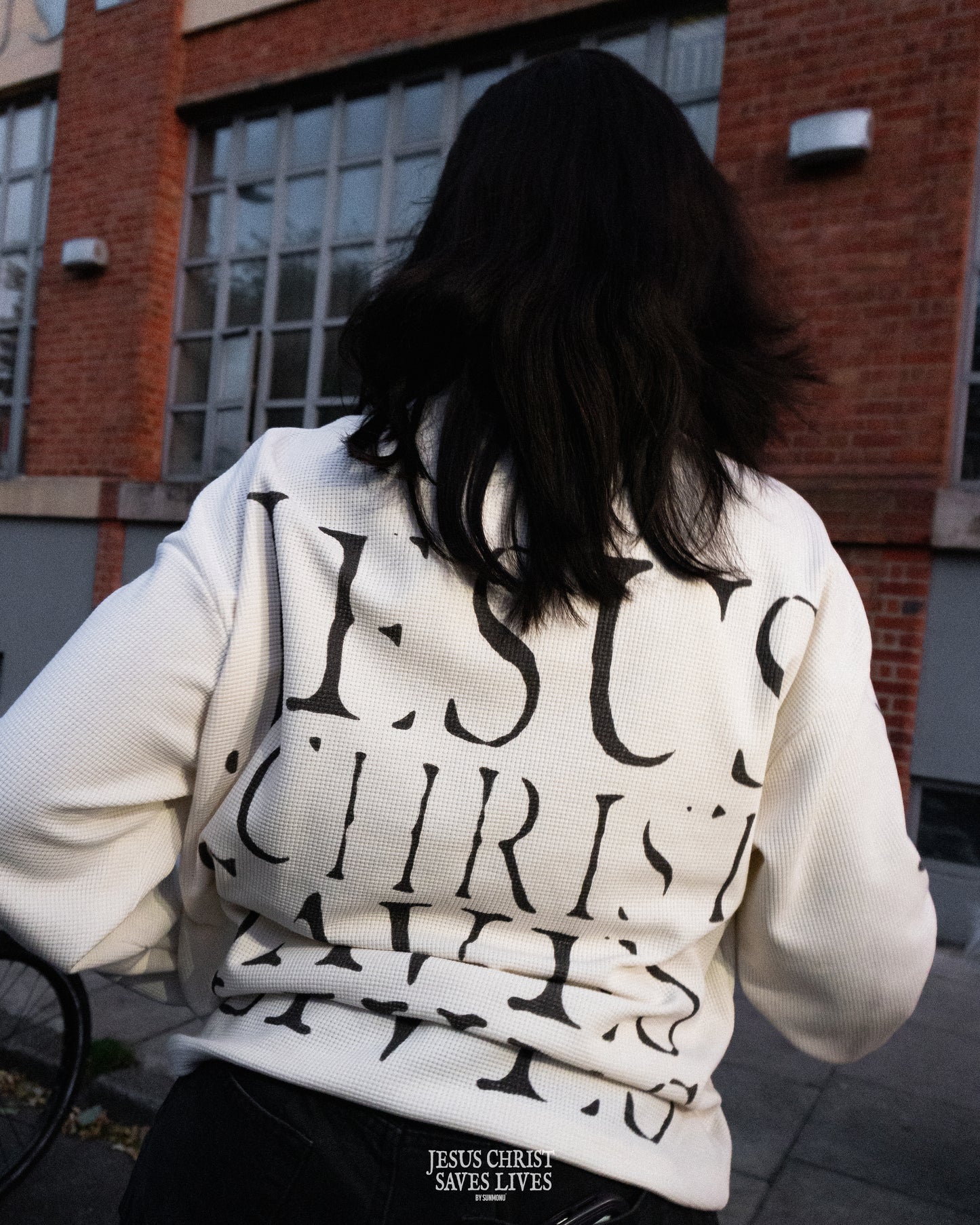 JCSL Waffle Knit Long Sleeve - Off White