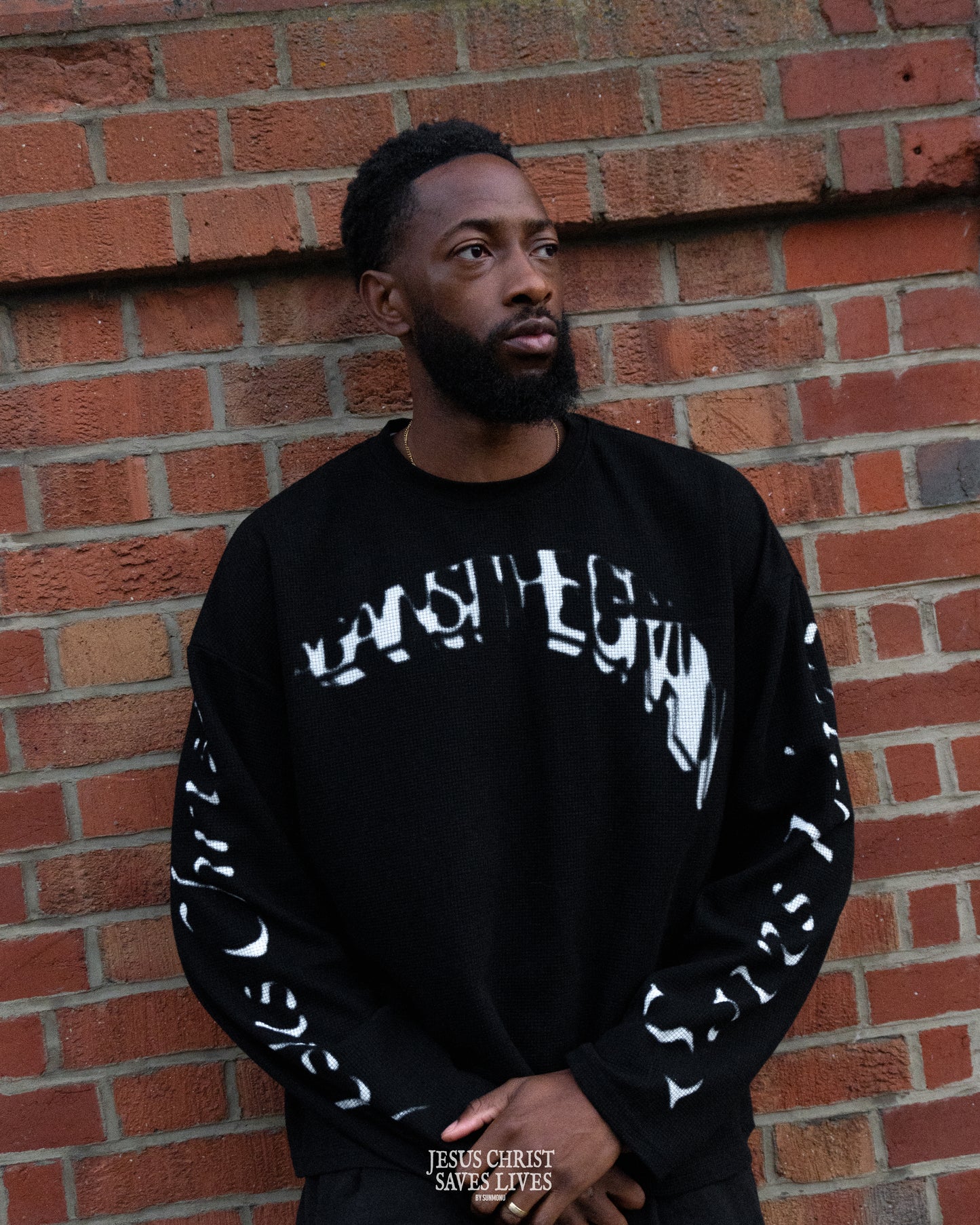 JCSL Waffle Knit Long Sleeve - Black