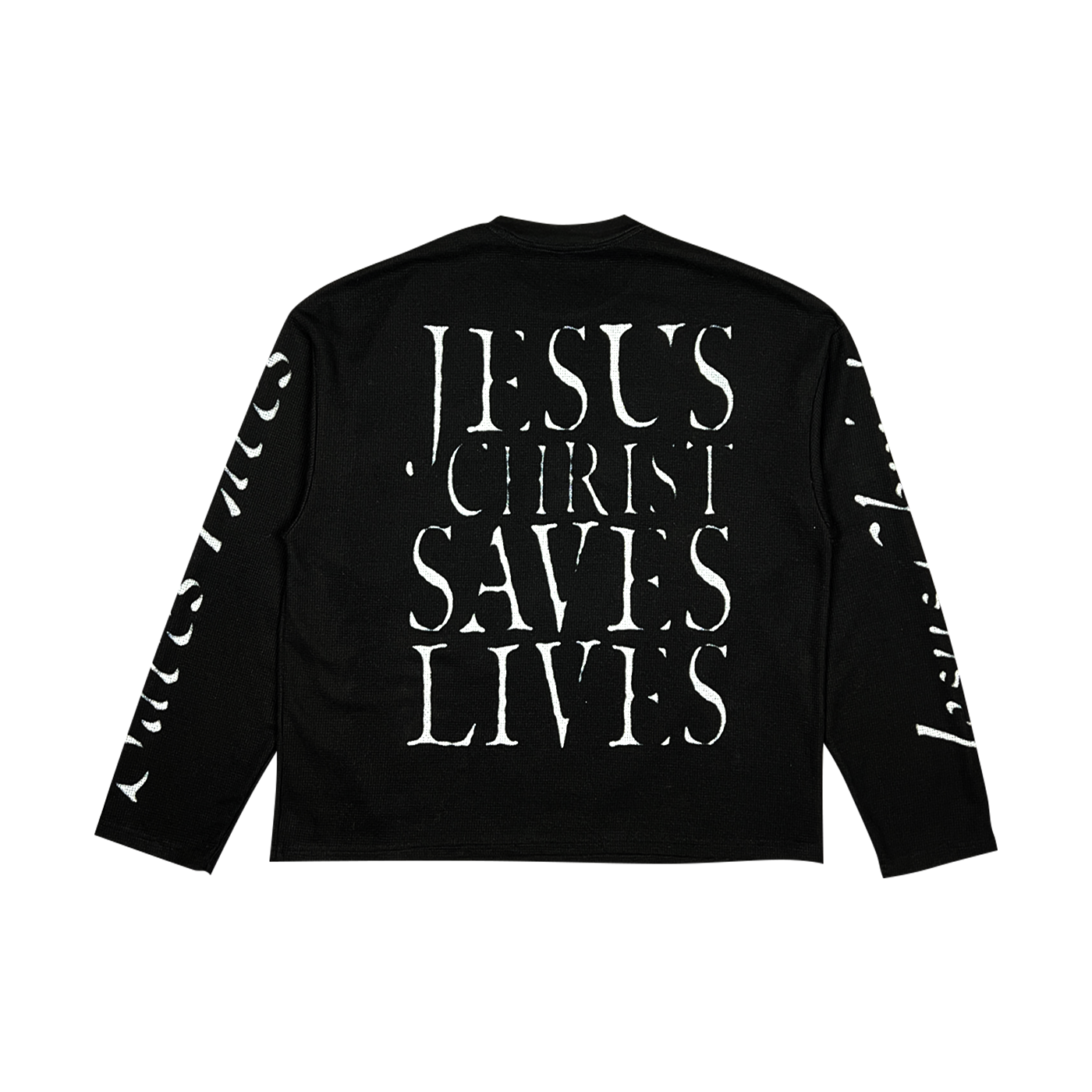 JCSL Waffle Knit Long Sleeve - Black