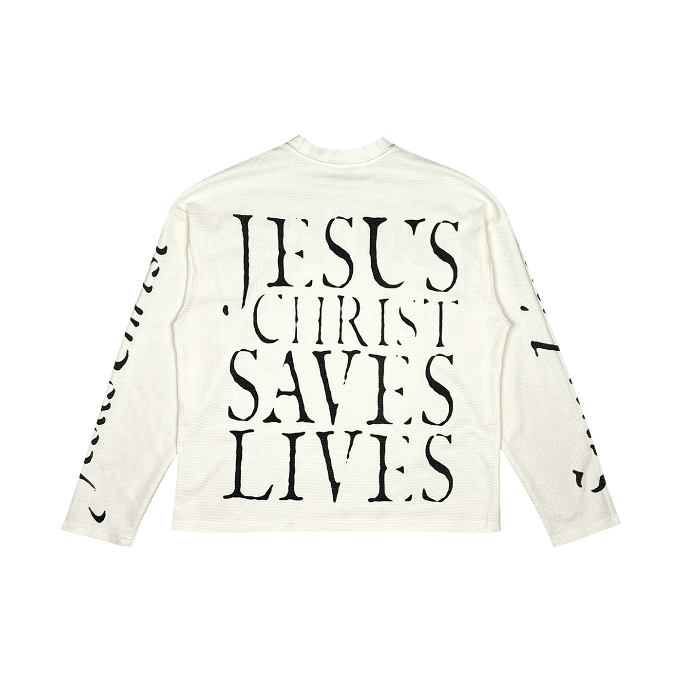 JCSL Waffle Knit Long Sleeve - Off White