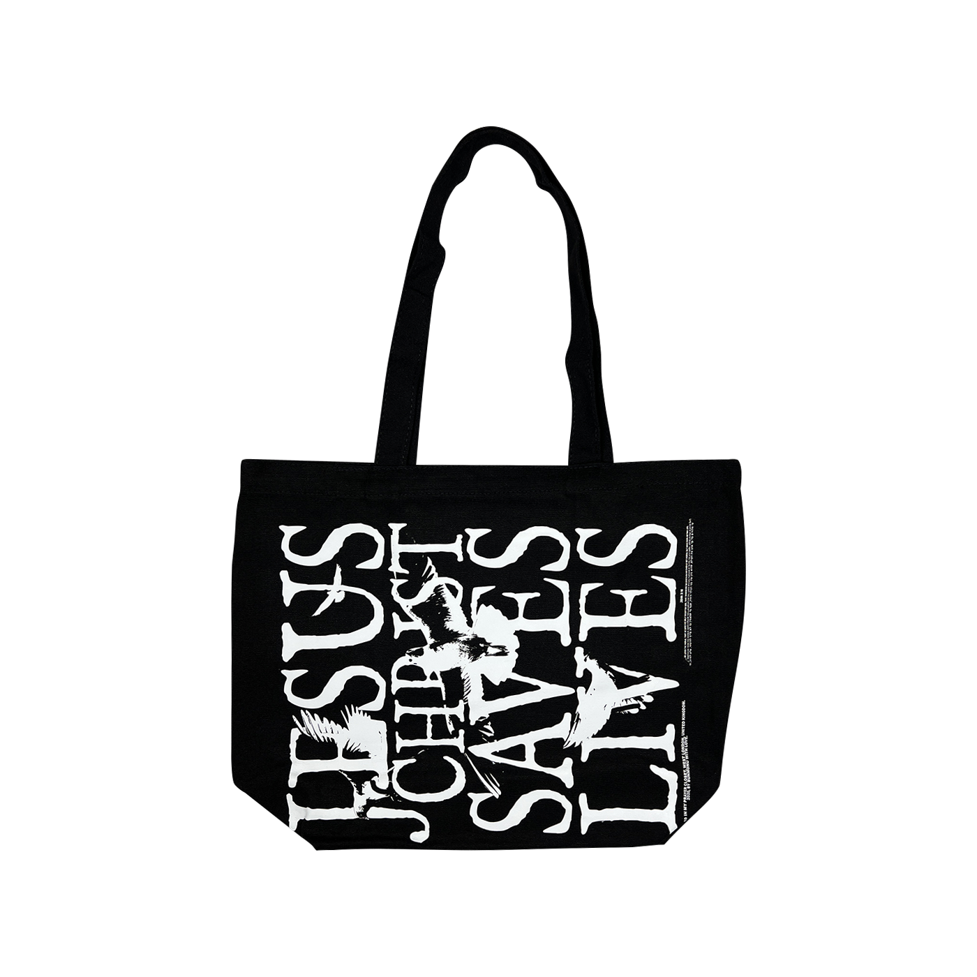 Jesus Christ Saves Lives Tote Bag - Black