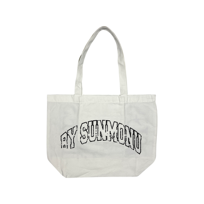 Jesus Christ Saves Lives Tote Bag - White