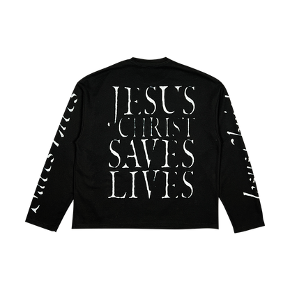 JCSL Waffle Knit Long Sleeve - Black