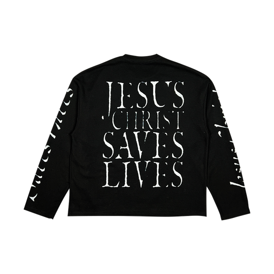 JCSL Waffle Knit Long Sleeve - Black
