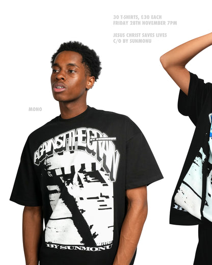 Jesus Christ Saves Lives T-Shirt - Black (Ships in Mid January)