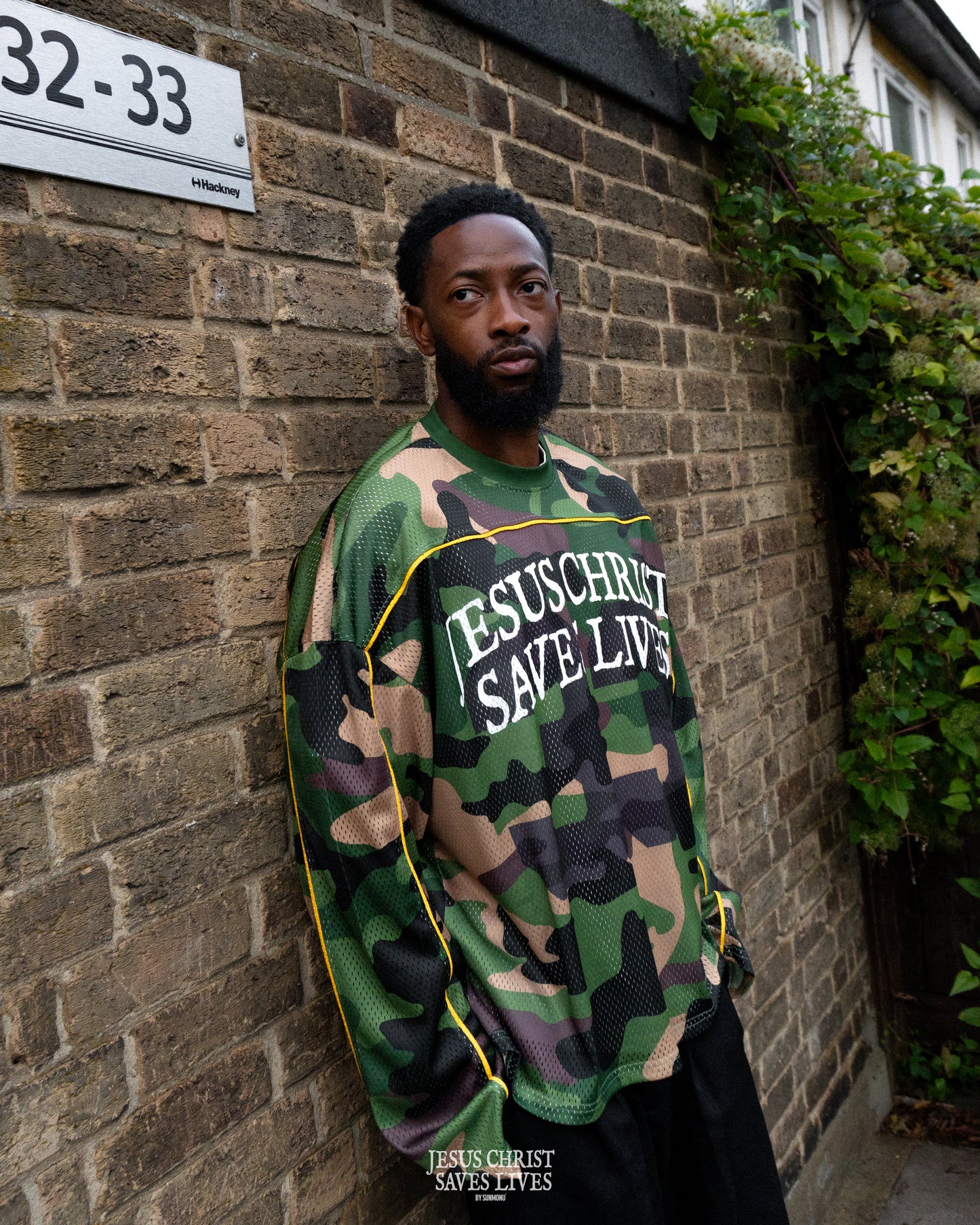 JCSL Mesh Long Sleeve Jersey - Green Camouflage