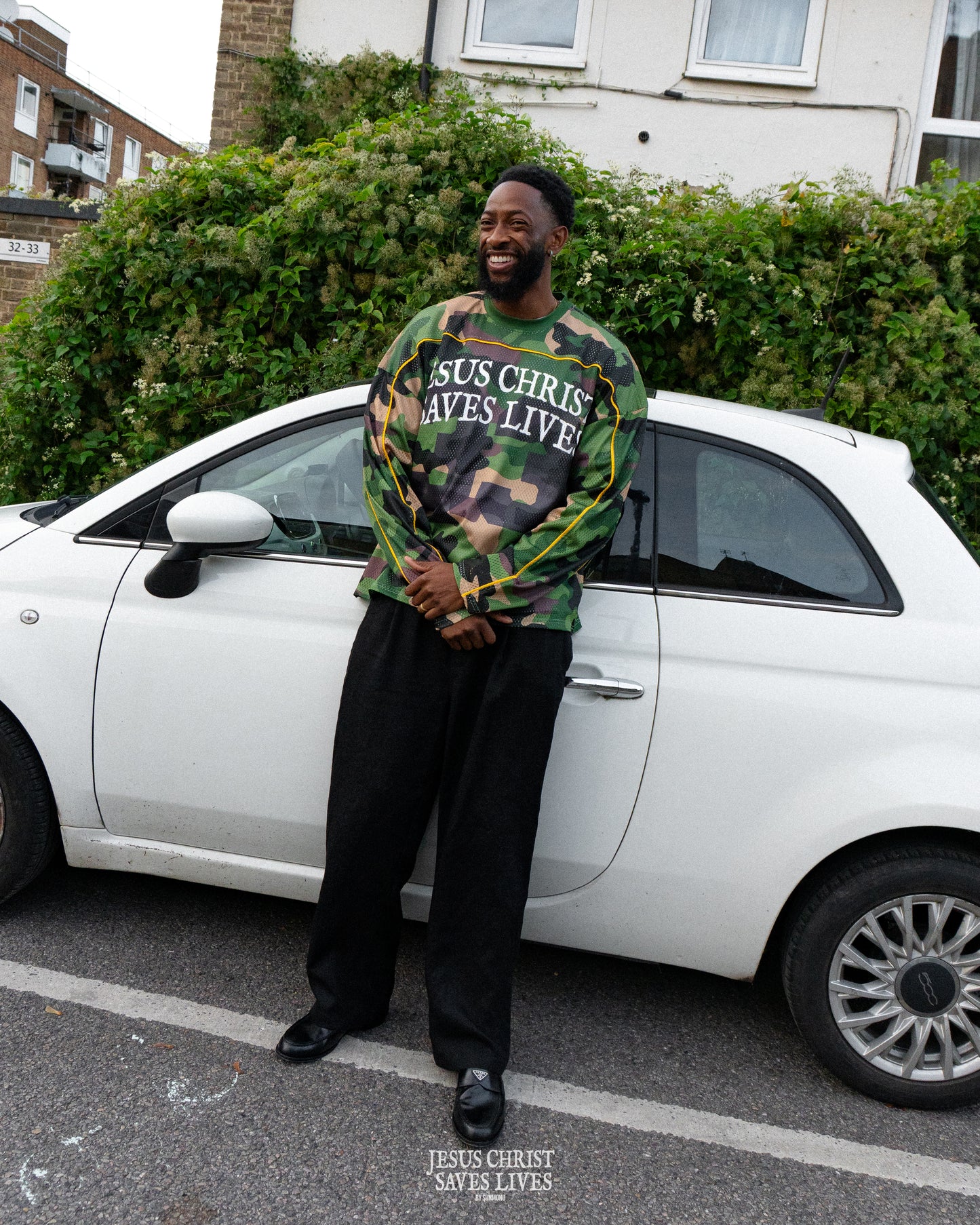 JCSL Mesh Long Sleeve Jersey - Green Camouflage