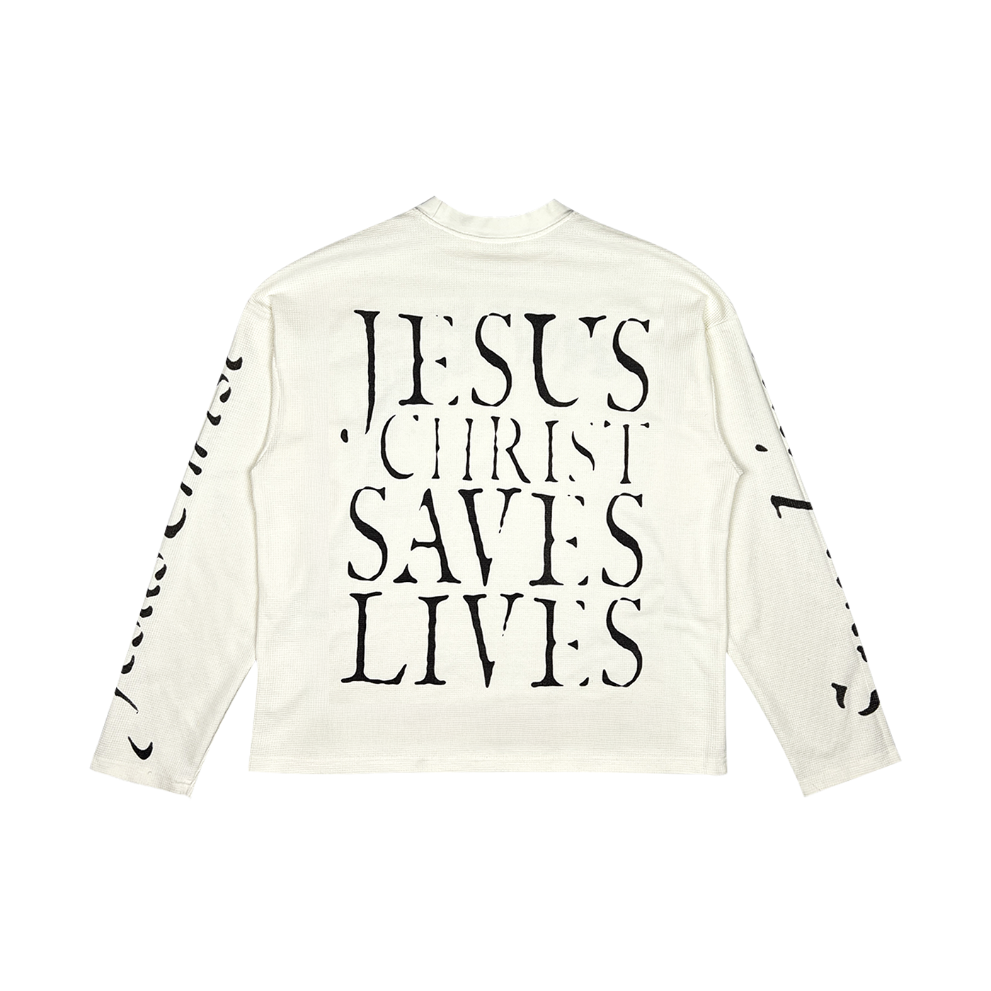 JCSL Waffle Knit Long Sleeve - Off White