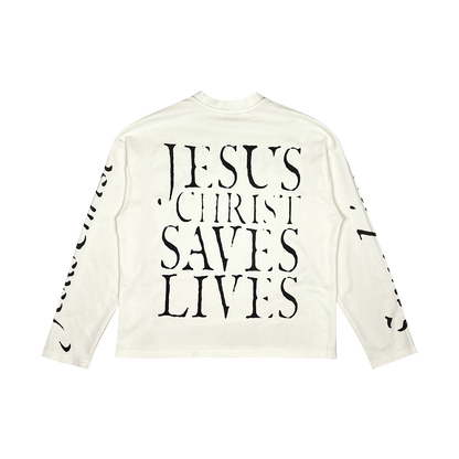 JCSL Waffle Knit Long Sleeve - Off White