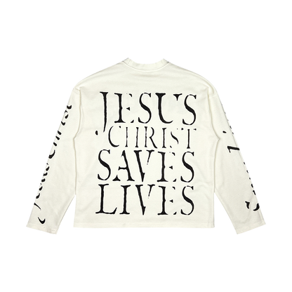JCSL Waffle Knit Long Sleeve - Off White