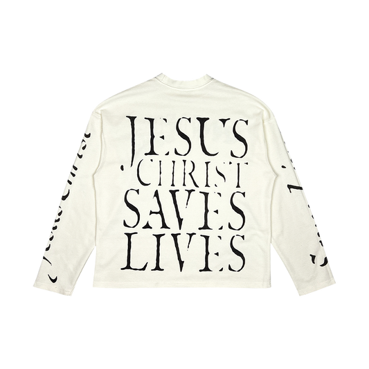 JCSL Waffle Knit Long Sleeve - Off White